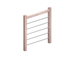 Kit garde-corps en hêtre pour escalier Trendy Eco 100 cm SOGEM