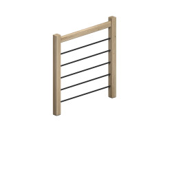 Kit garde-corps en chêne pour escalier Trendy Eco 100 cm SOGEM