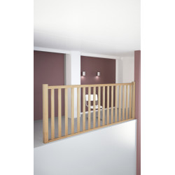 Kit garde-corps en chêne pour escalier Milan et Liverpool 320 cm SOGEM
