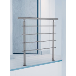 Kit garde-corps type J pour escalier Bretagne 120 cm SOGEM