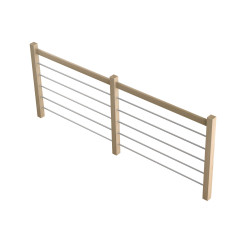 Kit garde-corps type G pour escalier Provence 320 cm SOGEM