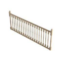 Kit garde-corps type T pour escalier Provence 320 cm SOGEM