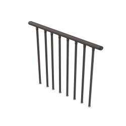 Kit garde-corps pour escalier en colimaçon Delta anthracite SOGEM