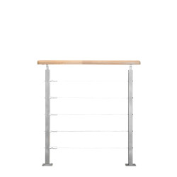 Kit garde-corps pour escalier Ardennes 100 cm SOGEM