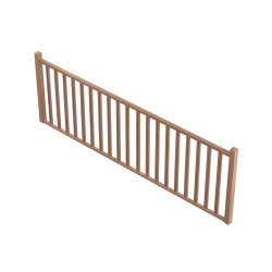 Kit garde-corps en hêtre pour escalier Tradi Eco 320 cm SOGEM