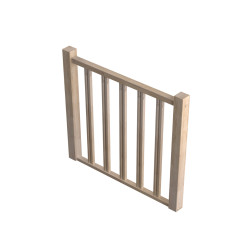 Kit garde-corps en chêne pour escalier Tradi Eco 100 cm SOGEM