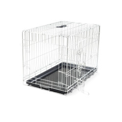 Cage de transport pliable Classic argent 78 x 49 x 55 cm VADIGRAN