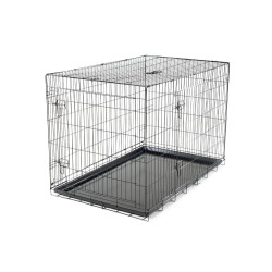 Cage de transport pliable Classic noire 122 x 75 x 81 cm VADIGRAN