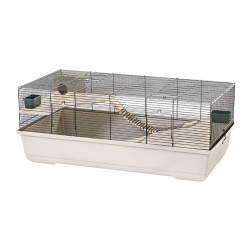 Cage 101 Nature pour hamster beige et noire 100 x 53 x 40 cm MPS