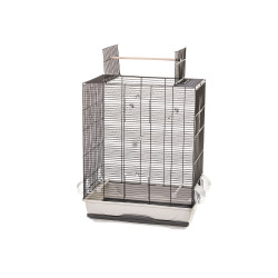 Cage Ambra pour oiseau grise et noire 56