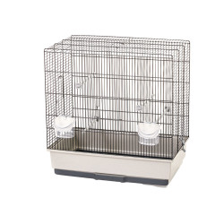 Cage Mara pour oiseau beige et noire 59 x 36 x 58 cm MPS