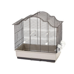 Cage Sophia 1 pour oiseau beige et noire 56 x 33 x 57 cm MPS