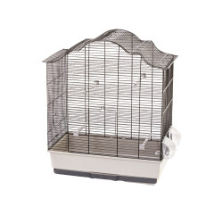 Cage Sophia 2 pour oiseau beige et noire 56 x 33 x 65 cm MPS