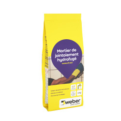 Mortier de jointement imperméable gris clair 4 kg WEBER BEAMIX