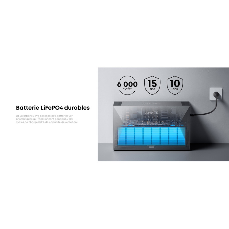 Batterie domestique Solarbank 3 – Stockez votre énergie | ANKER SOLIX