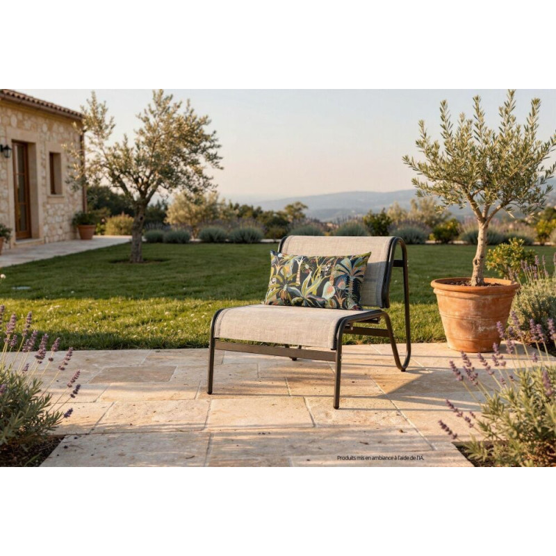 Fauteuil de jardin Dolce gris