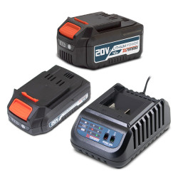 Ensemble de 2 batteries 20V – Chargeur rapide inclus | X-PERFORMER