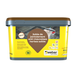 Sable de jointoiement anti-mauvaises herbes naturel 15 kg WEBER BEAMIX