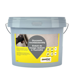 Enduit de lissage résistant à l'humidité 5 kg WEBER BEAMIX