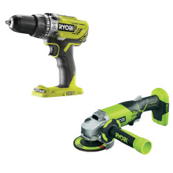 Pack Perceuse Visseuse Meuleuse – Kit Pro Polyvalent | RYOBI