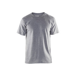 T-shirt Gris Chiné – Confort et Durabilité | BLAKLADER