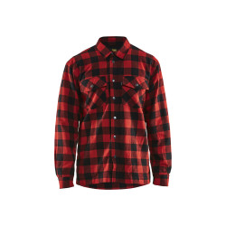 Chemise Flannelle Doublée Rouge/Noir XXL – Confort et Durabilité