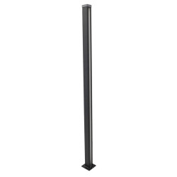Poteau pour panneau Lucca anthracite Ø 9 x 190 cm GIARDINO