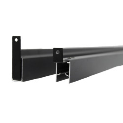 Latte supérieure et inférieure pour panneau Lucca anthracite 180 cm GIARDINO