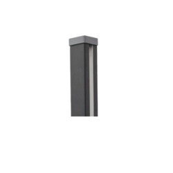 Capuchon pour poteau Lucca noir 9 x 9 cm GIARDINO