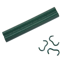 Crampon Omega plastifié vert Ø 20 mm 1000 pièces GIARDINO