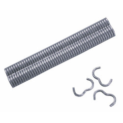 Crampon Omega plastifié anthracite Ø 20 mm 1000 pièces GIARDINO