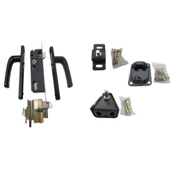 Set avec serrure et accessoires pour portail double GIARDINO