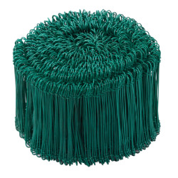 Lien de fermeture plastifié vert 1