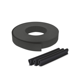 Lanière avec clips noire 48 mm 60 m GIARDINO