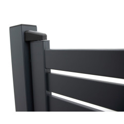 Poteau pour panneau Procida anthracite 6