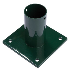 Pied en acier vert Ø 34 mm x 10