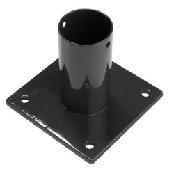 Pied en acier noir Ø 48 mm x 10