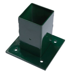 Pied en acier vert Ø 60 mm x 11
