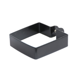 Collier de fin pour poteau carré noir 80 mm GIARDINO