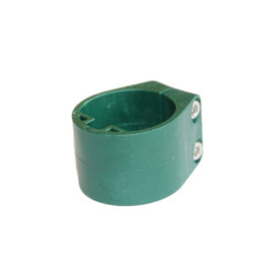 Collier de milieu/fin pour poteau rond vert Ø 48 mm 6 pièces GIARDINO