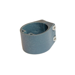 Collier de milieu/fin pour poteau rond anthracite Ø 48 mm 6 pièces GIARDINO