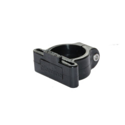 Collier de coin pour poteau profilé noir Ø 48 mm 6 pièces GIARDINO
