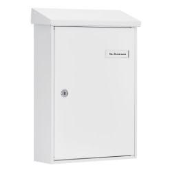 Boîte aux lettres murale blanche – Protection maximale | BURG-WÄCHTER