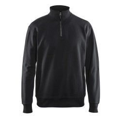 Sweat avec col camionneur noir L BLAKLADER