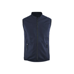 Gilet de travail Softshell Stretch+ bleu marine et noir XS BLAKLADER
