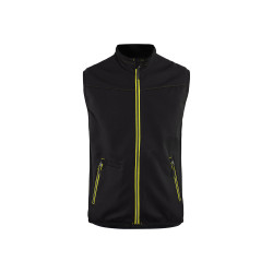 Gilet de travail Softshell Stretch+ noir et jaune S BLAKLADER