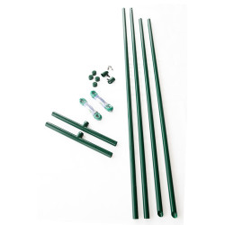 Kit étendoir à linge vert Ø 38 mm GIARDINO