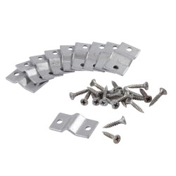 Clip de fixation pour panneau grillagé Bari 8 pièces GIARDINO