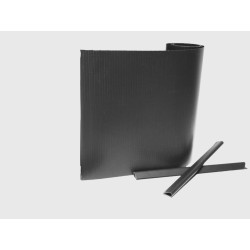 Lanière avec clips pour panneau Roma 190 mm noir GIARDINO