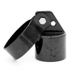 Embout de tube supérieur avec collier de serrage noir 42/48 mm GIARDINO